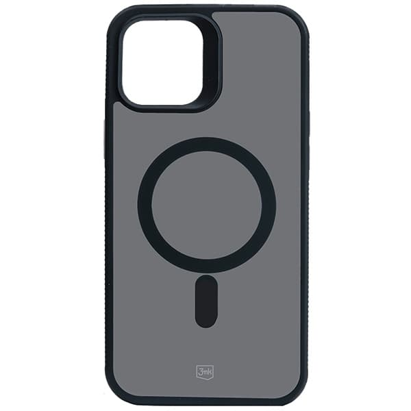3MK telefontaske til iPhone 12 Pro Max MagSafe Smoke - Sort