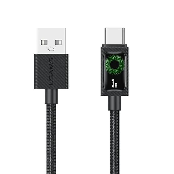 USAMS USB-C til USB-A 18W Kabel 1.2m U92 - Sort