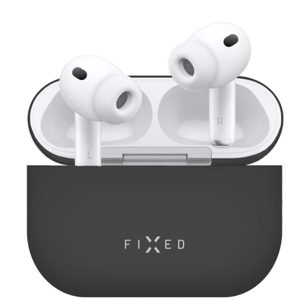 FIXED Silky Silikoneetui til Apple AirPods Pro 3 Sort