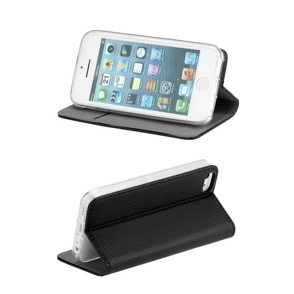 Galaxy S22 Pung Taske Smart Magnet - Sort