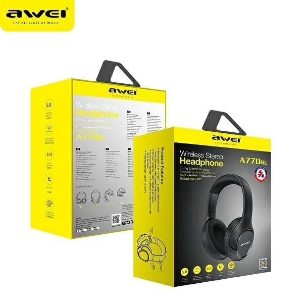 Awei Over-Ear Hörlurar Trådlösa Bluetooth A770BL - Svart