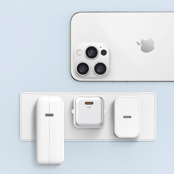 USAMS Väggladdare 1xUSB-C PD30W 3A PD3.0 X-ron Series CC186TC02 – Vit