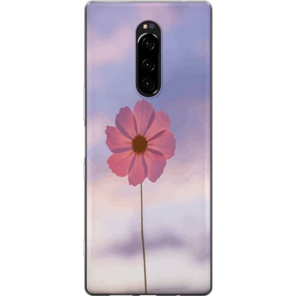Mobilskal till Sony Xperia 1 med Rosa blomma
