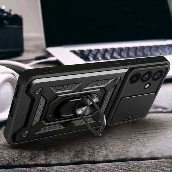 Tech-Protect Mobilskal till Galaxy A56 5G Camshield Pro - Svart