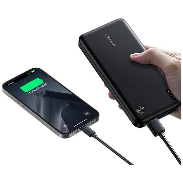 USAMS Powerbank 10000mAh 2xUSB-A 1xUSB-C PB83
