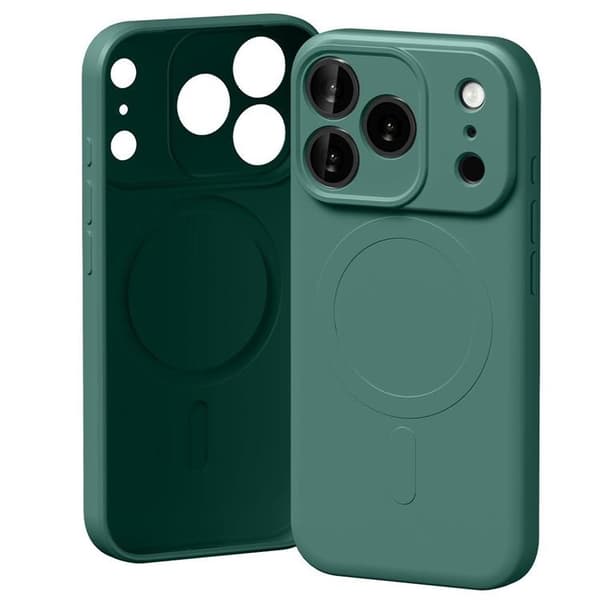 Mercury Mobilcover til iPhone 17 Pro MagSafe Semi-Silikone - Grøn