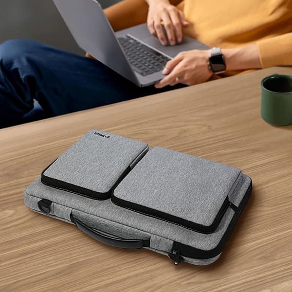 Tech-Protect Laptop Taske 15"-16" Defender - Crayon Grå