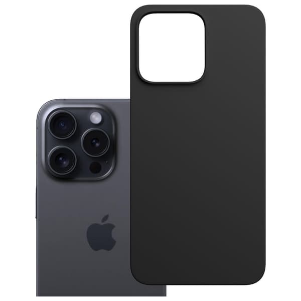 3MK telefontaske til iPhone 15 Pro Max MagSafe Silicone Hardy - Grafit