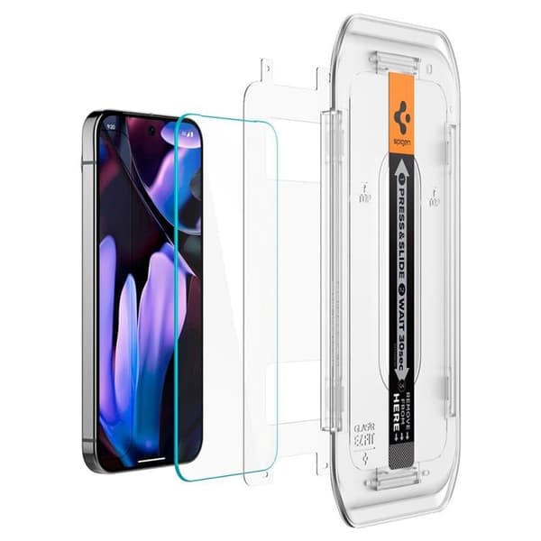 Spigen [2-Pack] Google Pixel 9/9 Pro Näytönsuoja Karkaistu Lasi EZ-FIT