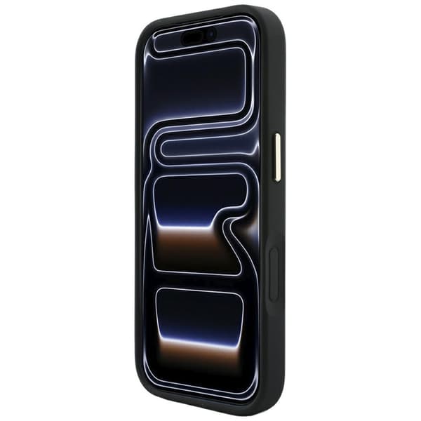 Guess Mobilcover Til iPhone 18 Pro Max Magsafe Saffiano Peony - Sort