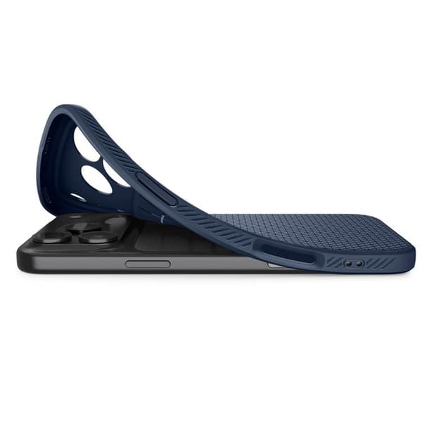 Spigen telefontaske til iPhone 17 Pro Max Liquid Air - Navy