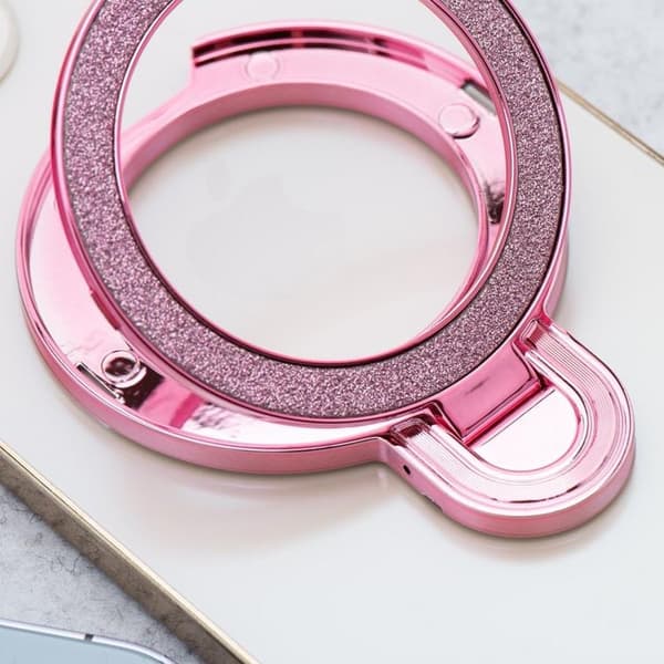 Mobilställ CIRCLE GLITTER Stick-on - Rosa