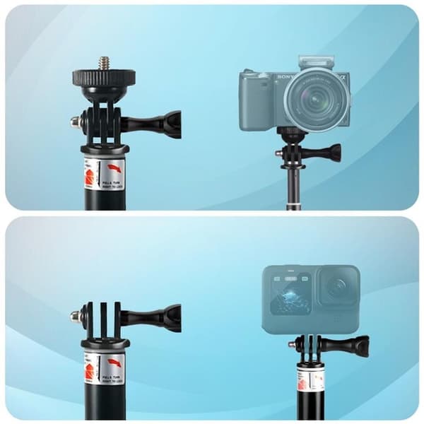 Tech-Protect Monopad/Selfiestik GoPro/DJI - Sort
