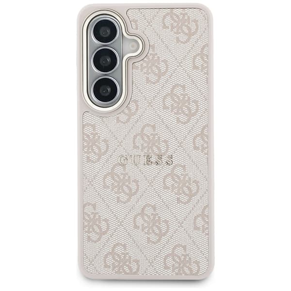 Guess Mobilskal För Galaxy S26 Plus MagSafe 4G Embossed Ring - Rosa