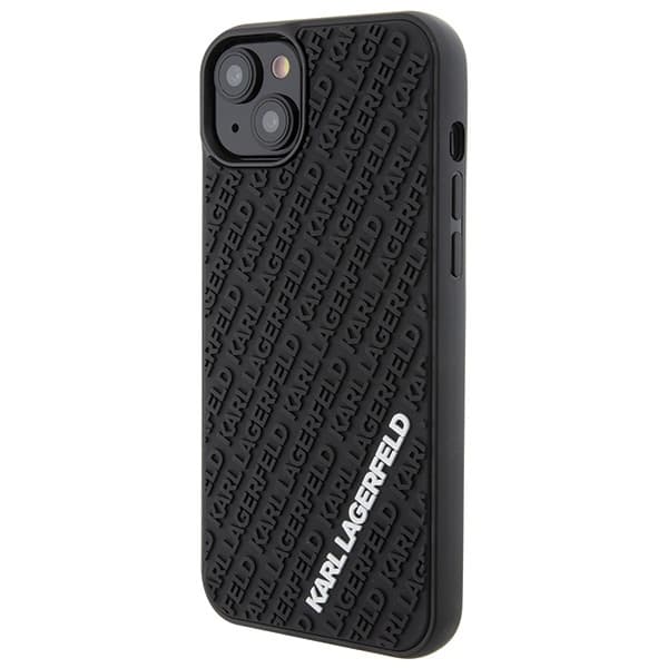 Karl Lagerfeld iPhone 15 Plus Etui MagSafe 3D Gummi Multi Sort