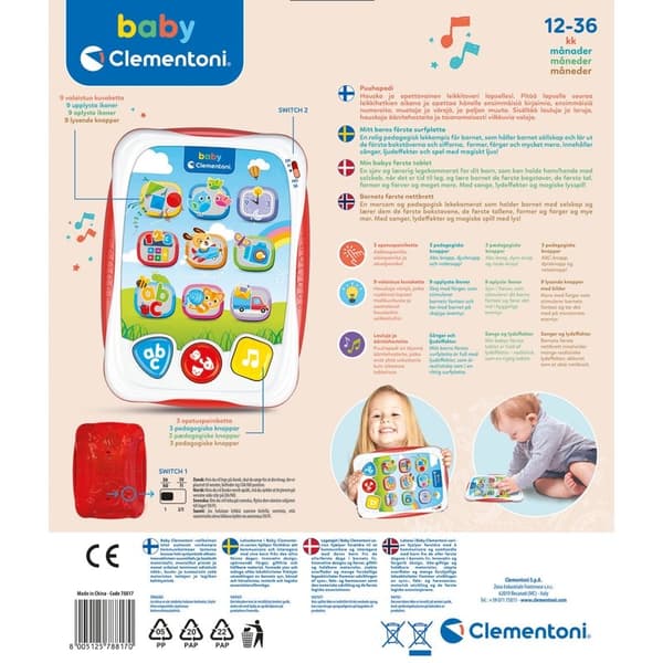 CLEMENTONI My First Tablet (SE/NO/DK/FI)