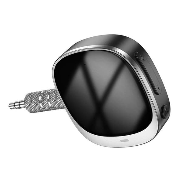 Hoco Adapter Aux Bluetooth Jack 3.5mm E80 - Sort