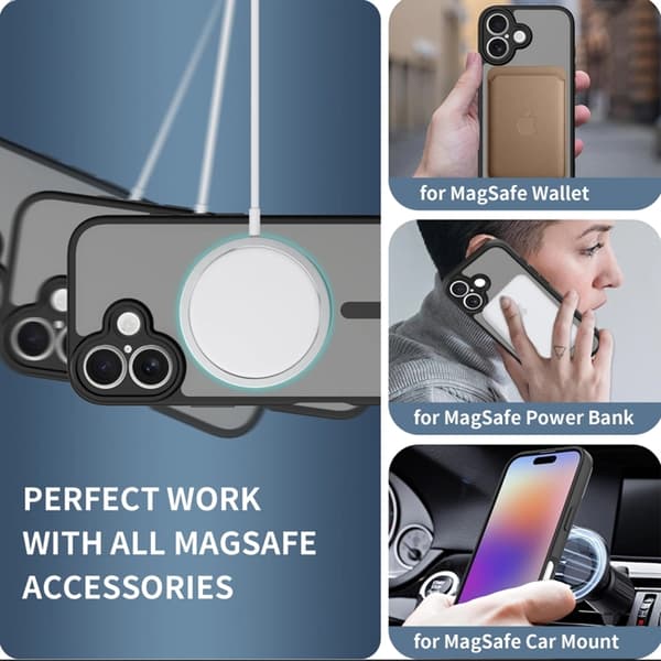 Tech-Protect Mobilskal till iPhone 17 Magsafe Basic - Matte Svart