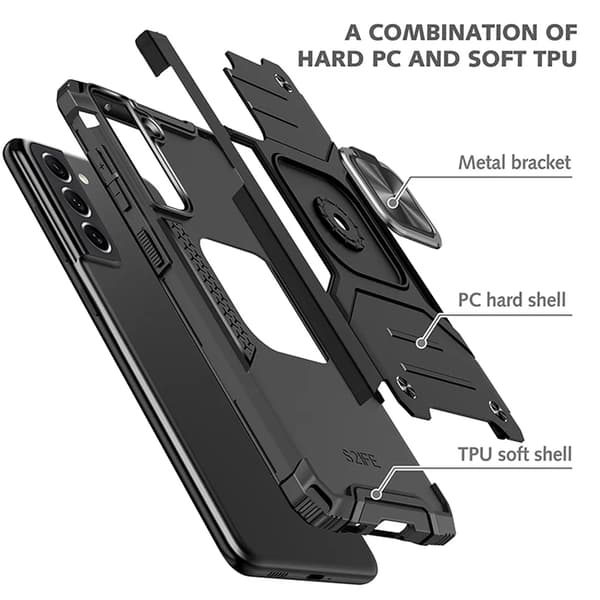 Telefontaske til Galaxy A16 4G/5G Nitro - Sort
