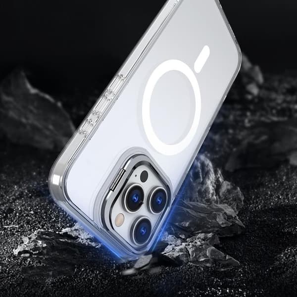 Tech-Protect Mobilskal till iPhone 16 Pro Magsafe Magstand - Clear