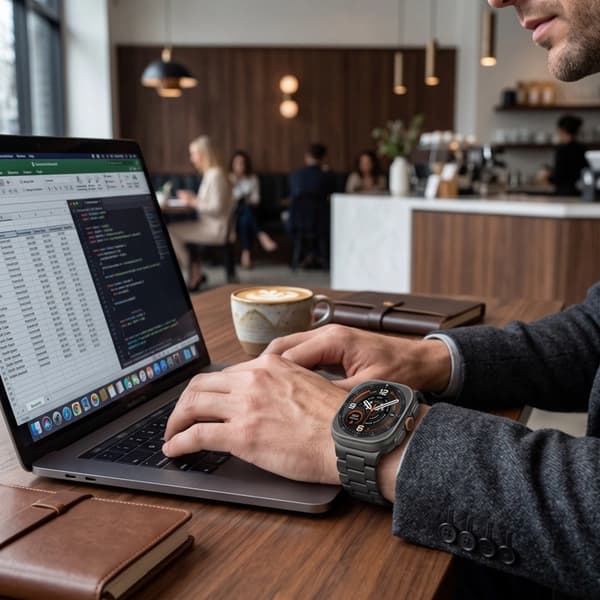 Tech-Protect Galaxy Watch Ultra 1/2 (47mm) Armbånd Rustfrit Stål - Sort