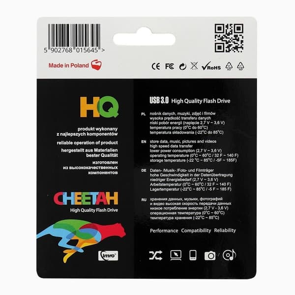 Imro Portable Memory Pendrive Cheetah 128GB USB 3.0