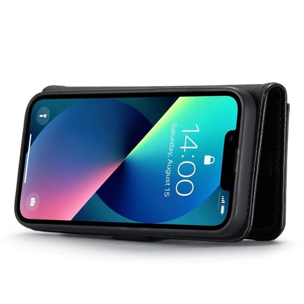 DG.MING iPhone 14 Plus Plånboksfodral Split Detachable Flip - Svart