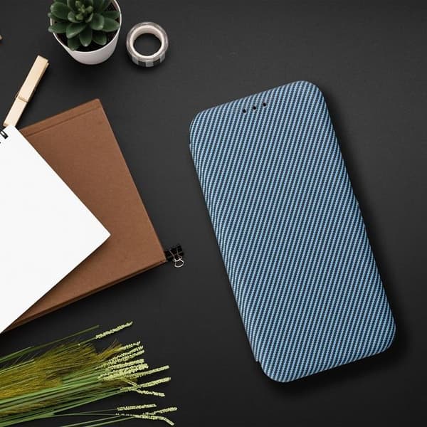 Galaxy S25 Plus Plånboksfodral Folio Side Magnet - Blå
