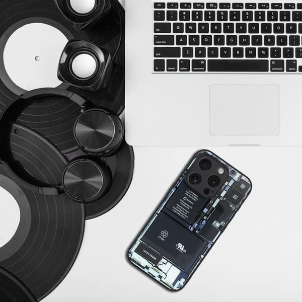iPhone XS -puhelinkotelo Tech Pattern 1