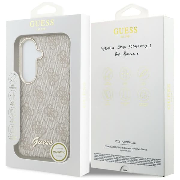 Guess Mobilskal För Galaxy S26 MagSafe 4G Script - Rosa