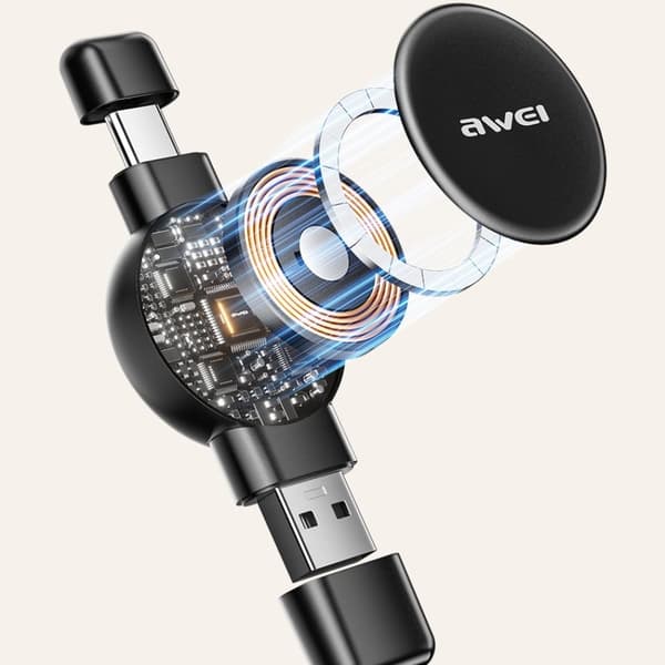 AWEI W26 oplader til Samsung Watch - sort