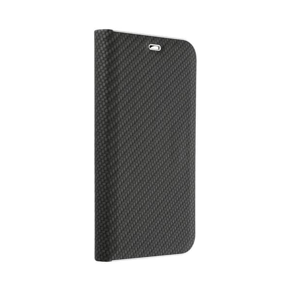 iPhone 16 Pro Max Plånboksfodral Luna Carbon - Svart