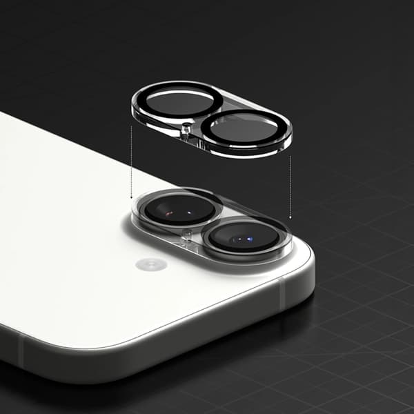 Ringke [2-Pack] iPhone 17 Härdat Glas Kameraskydd