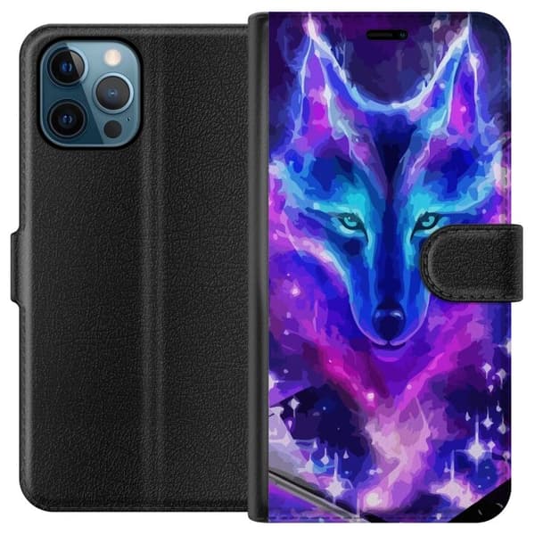 Pung Taske til Apple iPhone 12 Pro med Neon Wolf