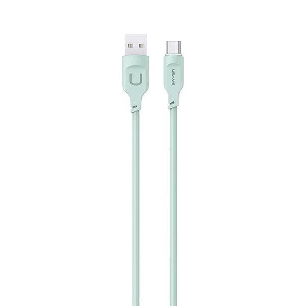 USAMS USB-C-kaapeli 6A 1,2m Display Lithe (US-SJ568) - Vihreä