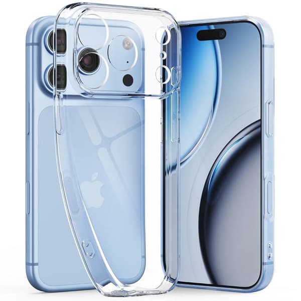 Tech-Protect Mobilcover til iPhone 18 Pro Max/17 Pro Max Flexair - Clear