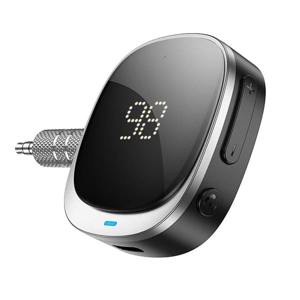 Hoco Adapter Aux Bluetooth Jack 3.5mm E80 - Sort