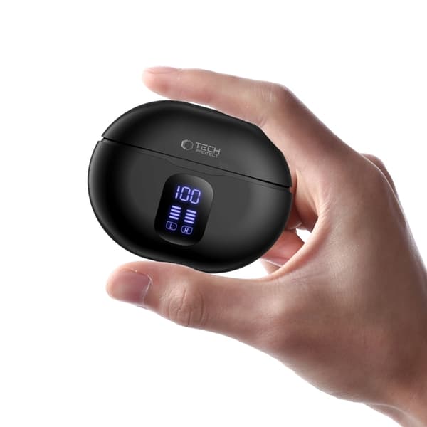 Tech-Protect Trådløs Høretelefon In-Ear Ultraboost Pro G2 - Sort