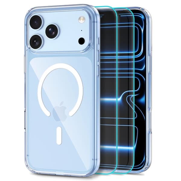 [2-Pack] Tech-Protect Mobilcover til iPhone 18 Pro MagSafe med Skærmbeskyttelse