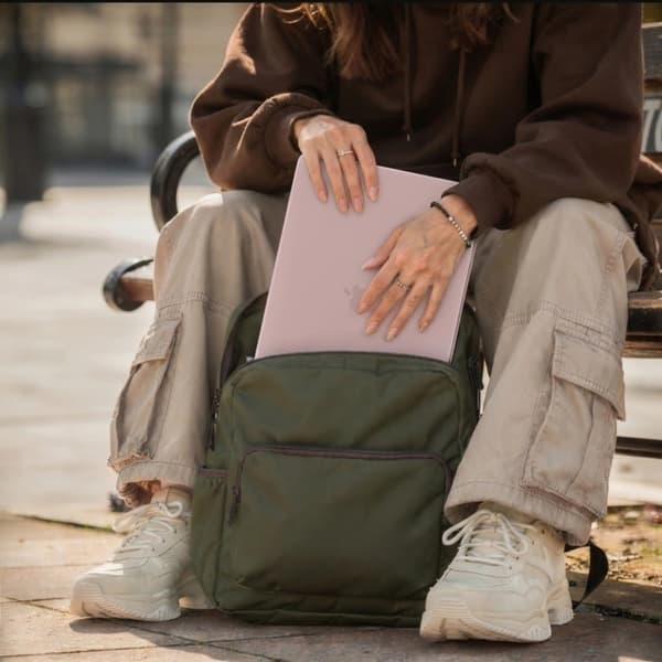 Tech-Protect Fodral För Macbook Neo 13 Soft Shell - Matte Blush