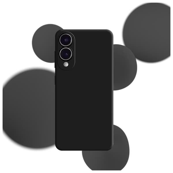 3MK Telefontaske til Galaxy S25 Edge Silikone - Sort
