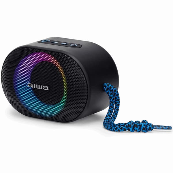 AIWA Bluetooth-Högtalare IPX6 RGB Belysning - Blå
