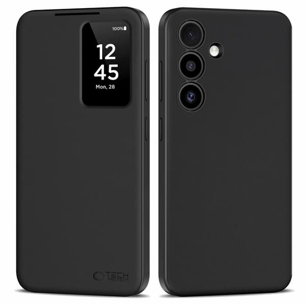 Tech-Protect Galaxy S25 Plånboksfodral Smart - Matt Svart