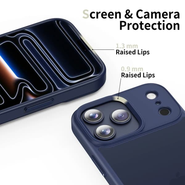 Tech-Protect telefontaske til iPhone 17 Pro Magsafe - Matblå