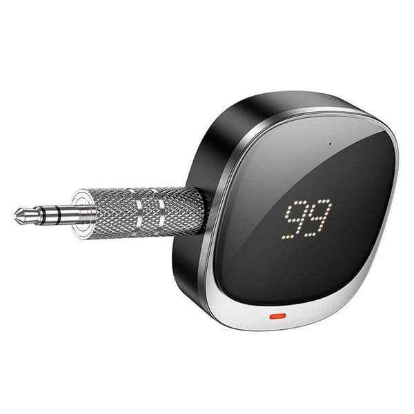 Hoco Adapter Aux Bluetooth Jack 3.5mm E80 - Sort