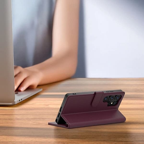 Tech-Protect Plånboksfodral För Galaxy A27 - Mulberry
