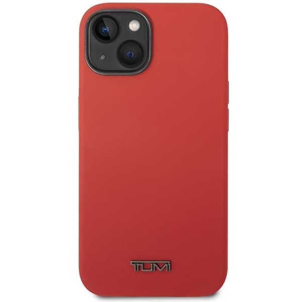 Tumi-puhelinkotelo iPhone 14 Plus/15 Plus MagSafe Liquid Silicone - Punainen
