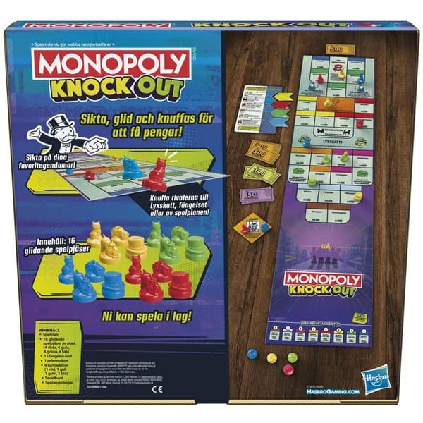 HASBRO Brädspel Monopoly Knockout (SE)