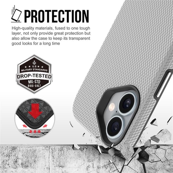 Mobilskal till iPhone 17 MagSafe Protective TPU+PC - Silver