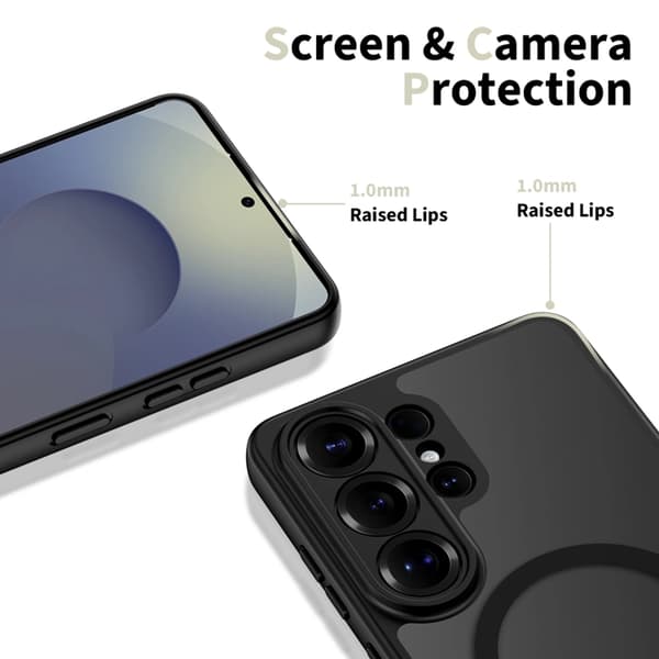 Tech-Protect Mobilcover Til Galaxy S26 Ultra Magsafe Basic - Mat Sort
